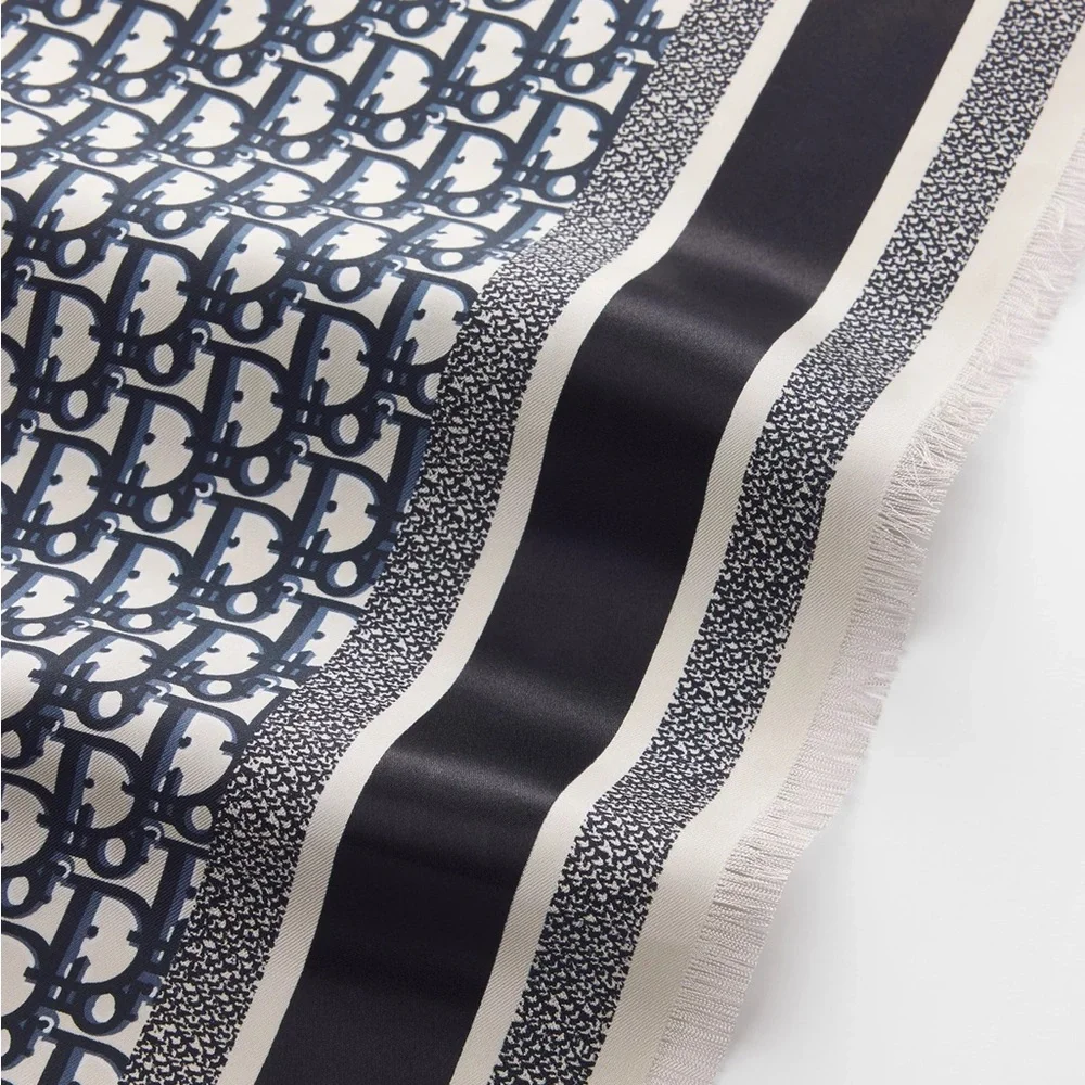 Dior Oblique Diortwin 70 Square Scarf